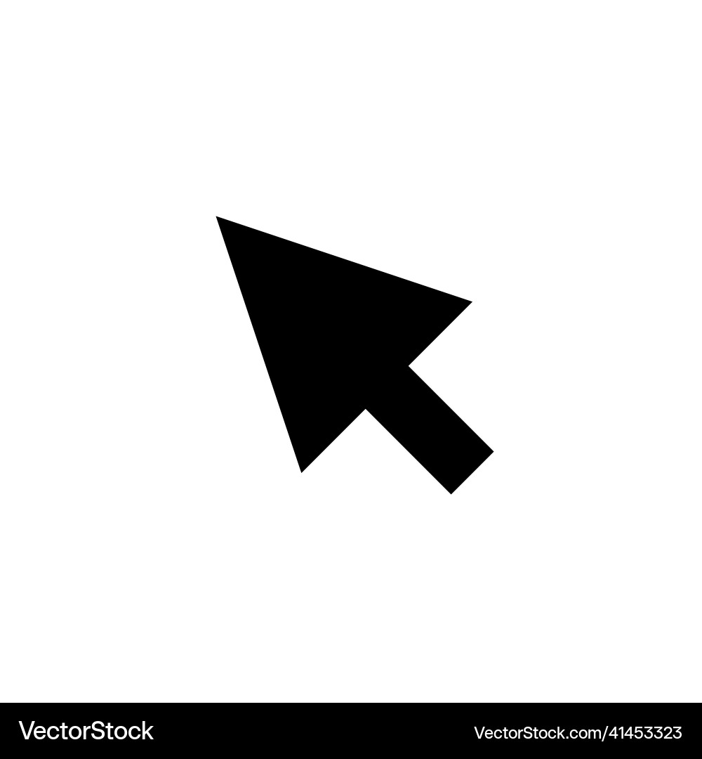 Computer mouse cursor icon Computer mouse cursor icon vector image