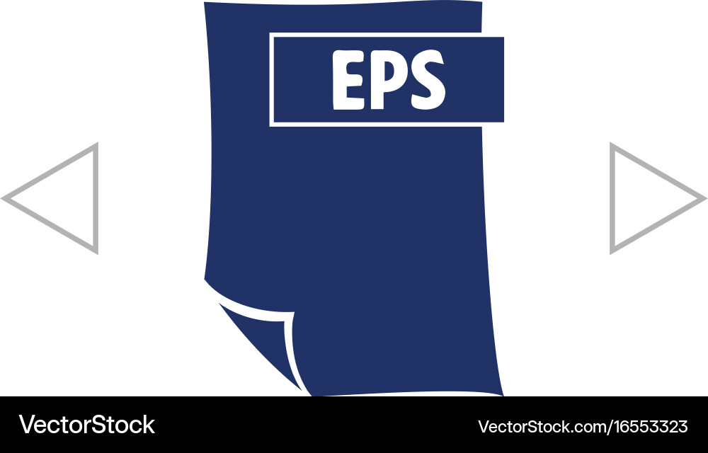 Encapsulated post script file icon Vector Image