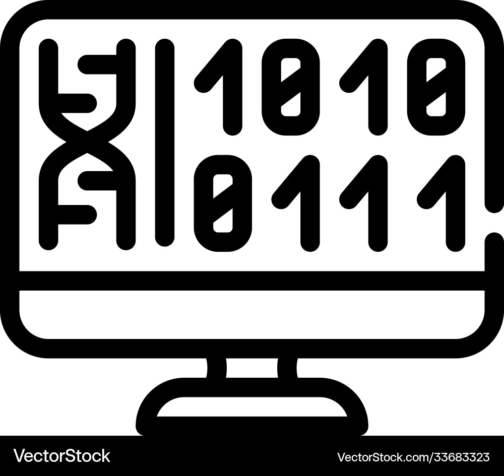 Generieren der Proteinzelle mithilfe der Computercodezeile Generieren der Proteinzelle mithilfe der Computercodezeile vektorbild