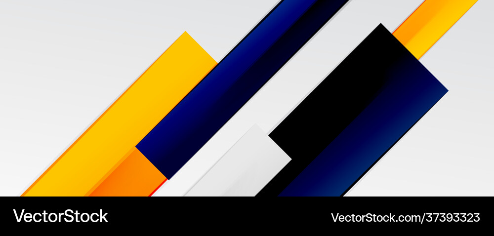 Multicolored lines background design template Vector Image