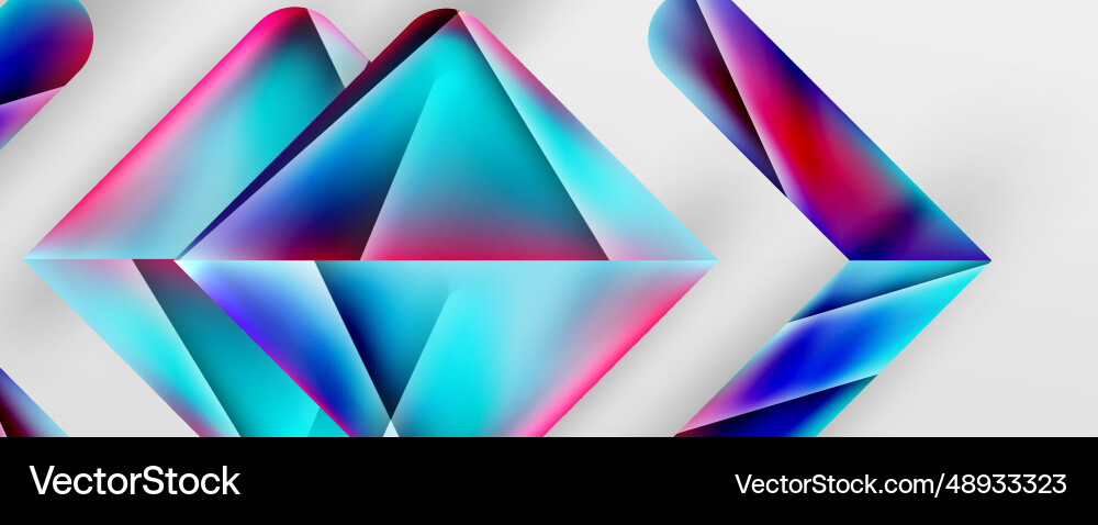 Triangle fluid color gradient abstract background Triangle fluid color gradient abstract background vector image