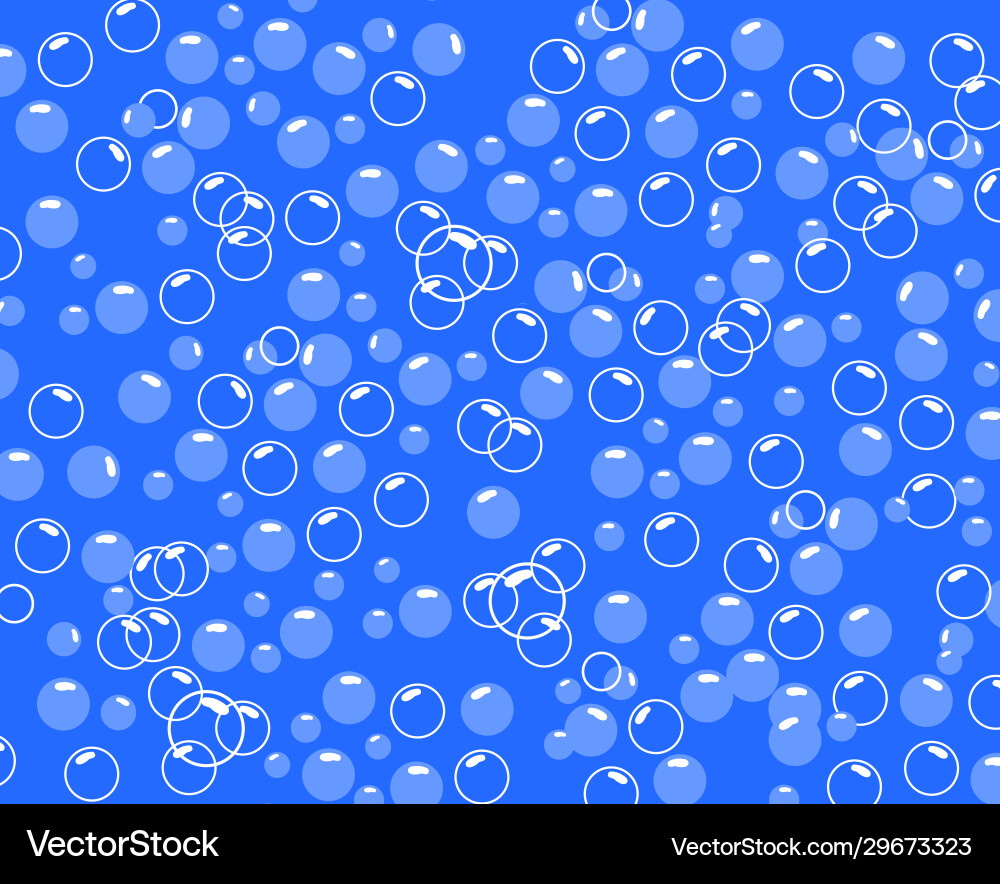 Underwater bubble pattern texture Underwater bubble pattern texture vector image