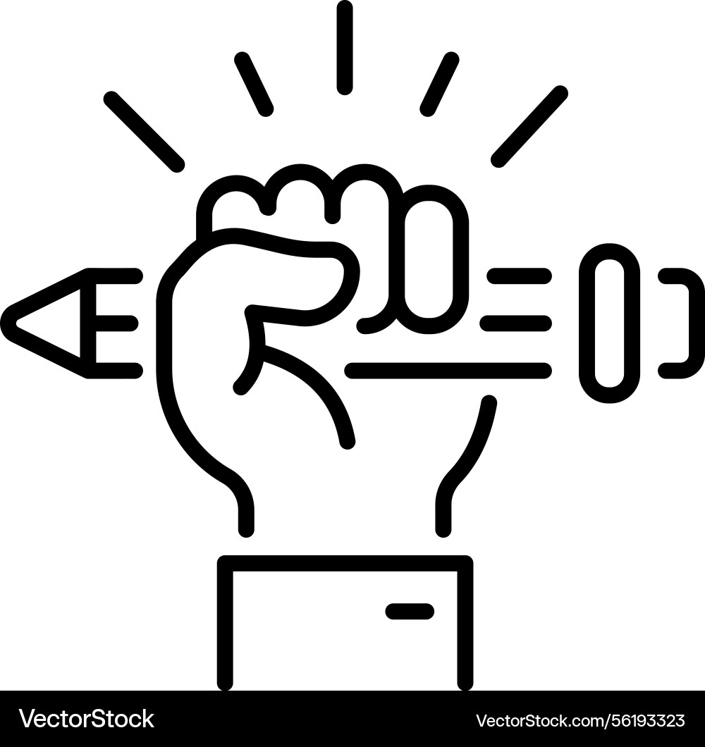 Writing skill Vector Image