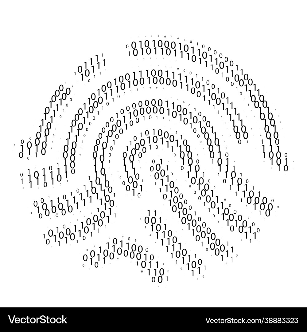 Zugriff auf Binärcodedaten Zugriff auf Binärcodedaten vektorbild