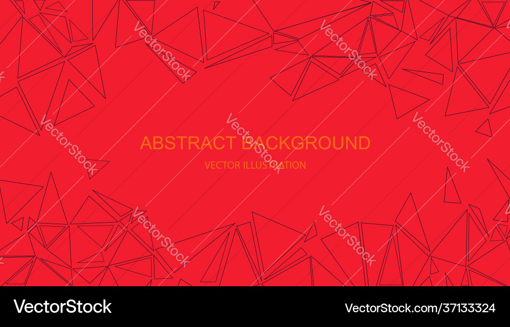 Abstract Explosive Polygon Background vector image