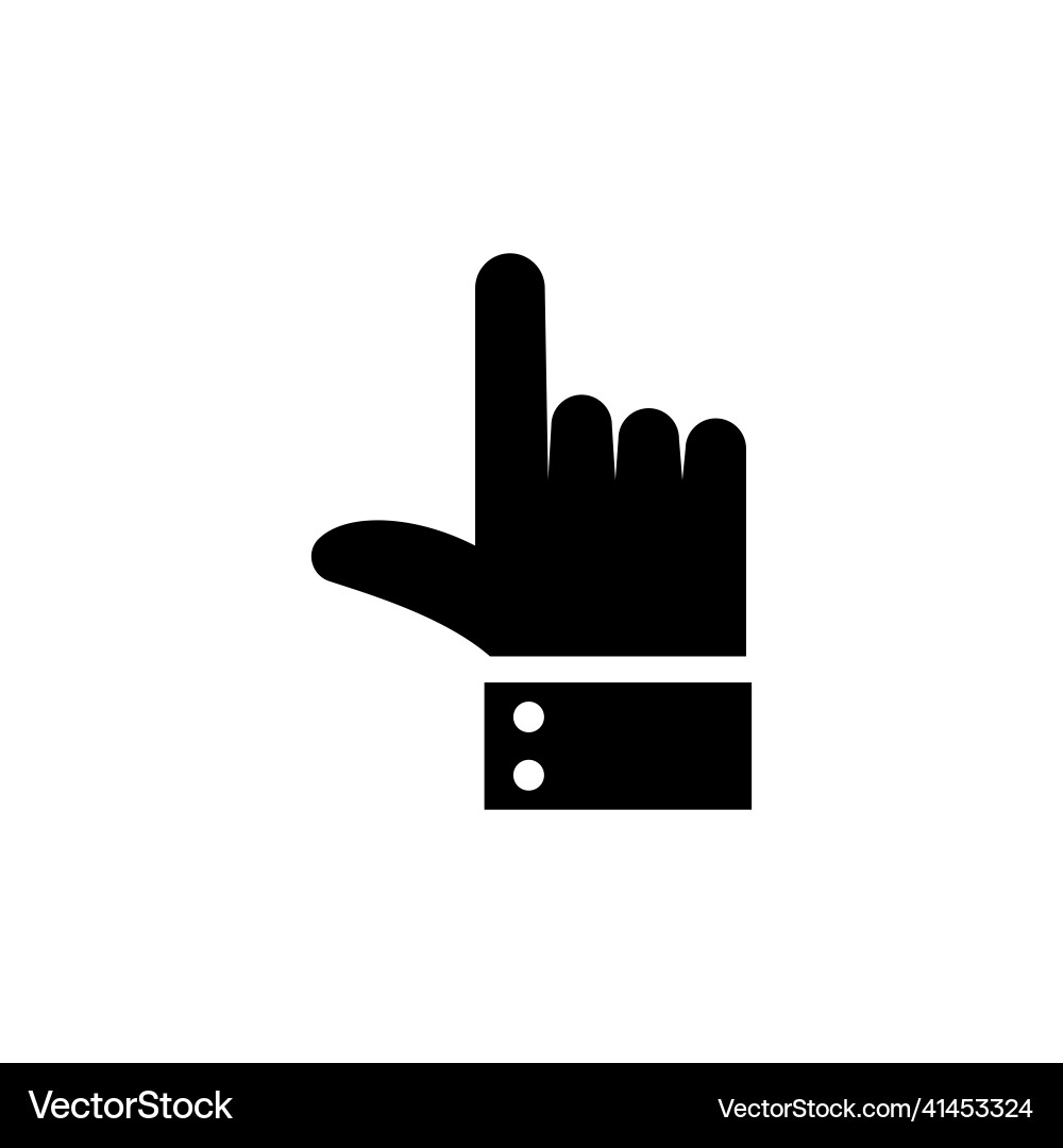 Hand cursor icon for your design logo Hand cursor icon for your design logo Vector Image