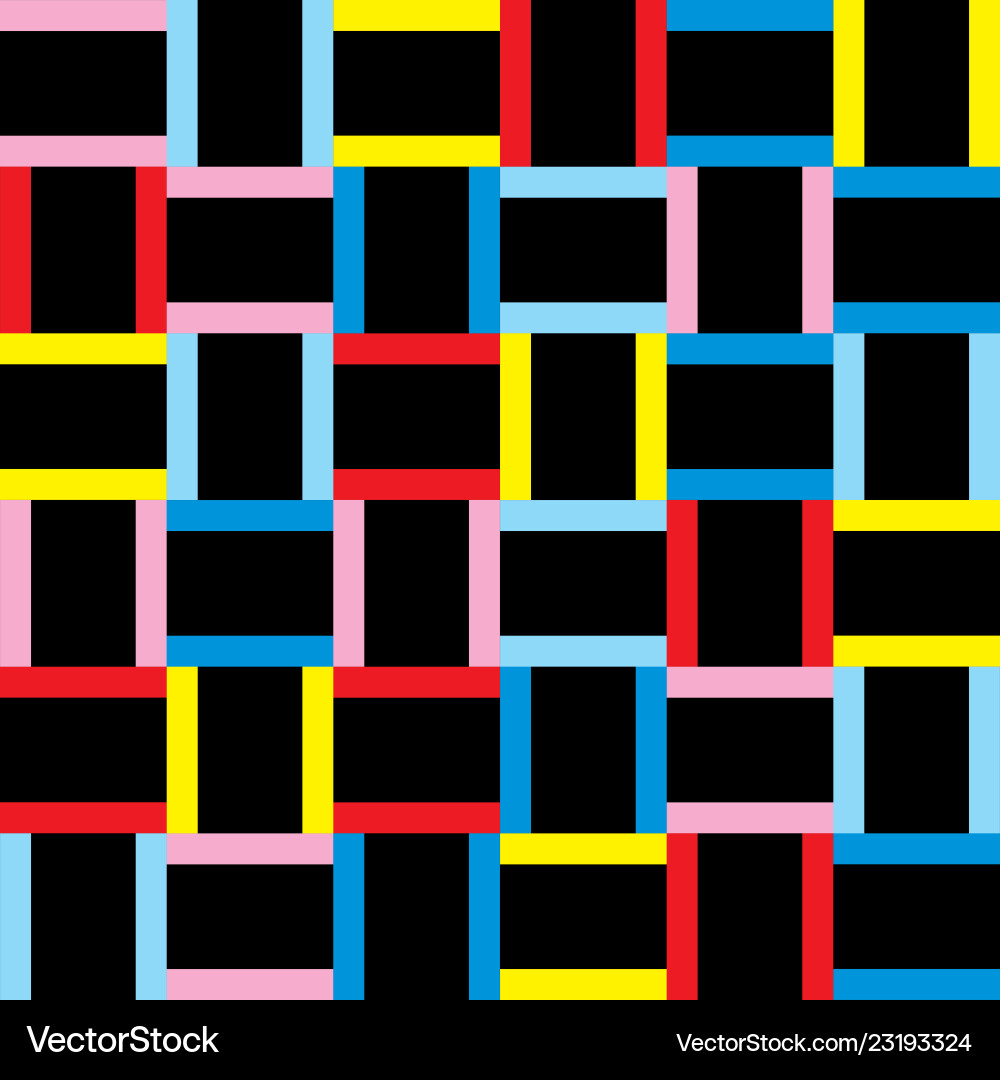 Wickerwork pattern vector image