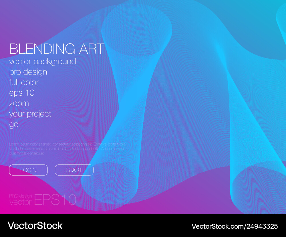 Abstract blend background template for web site Abstract blend background template for web site vector image