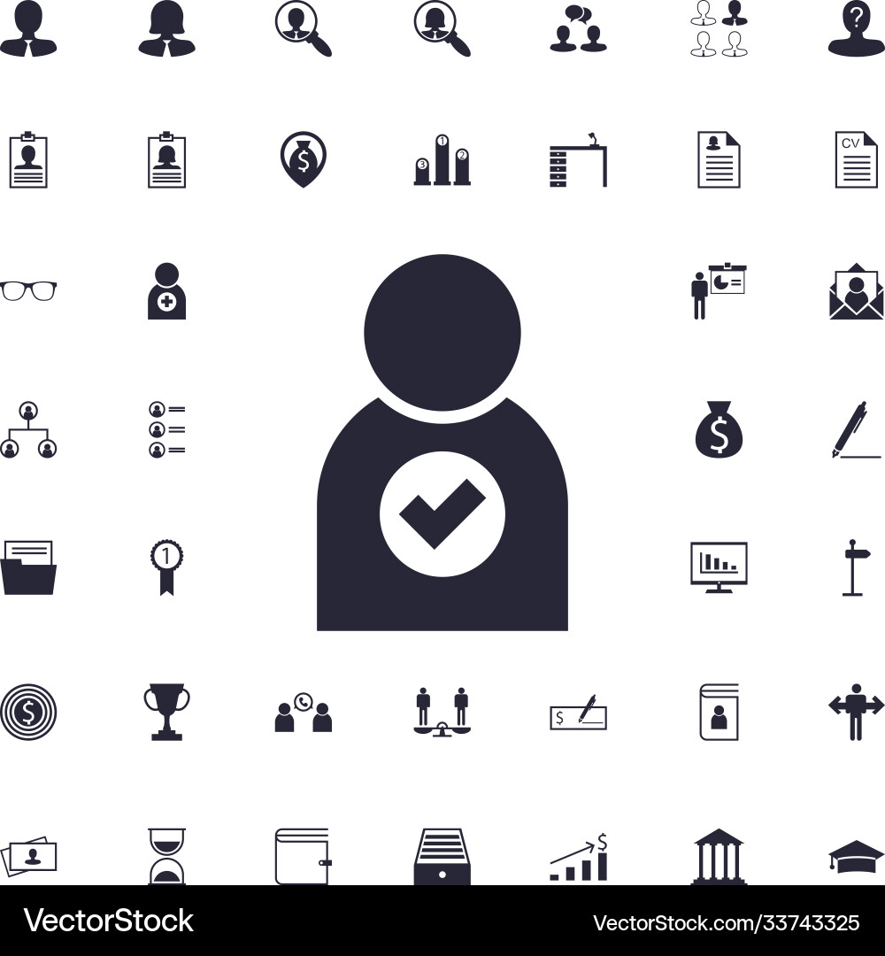 Add user icon vector image