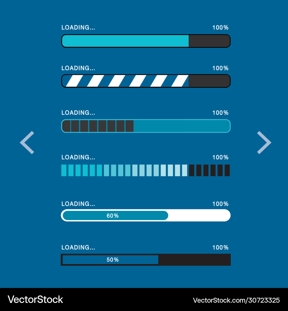 Download file and loading icon app website Vector Image