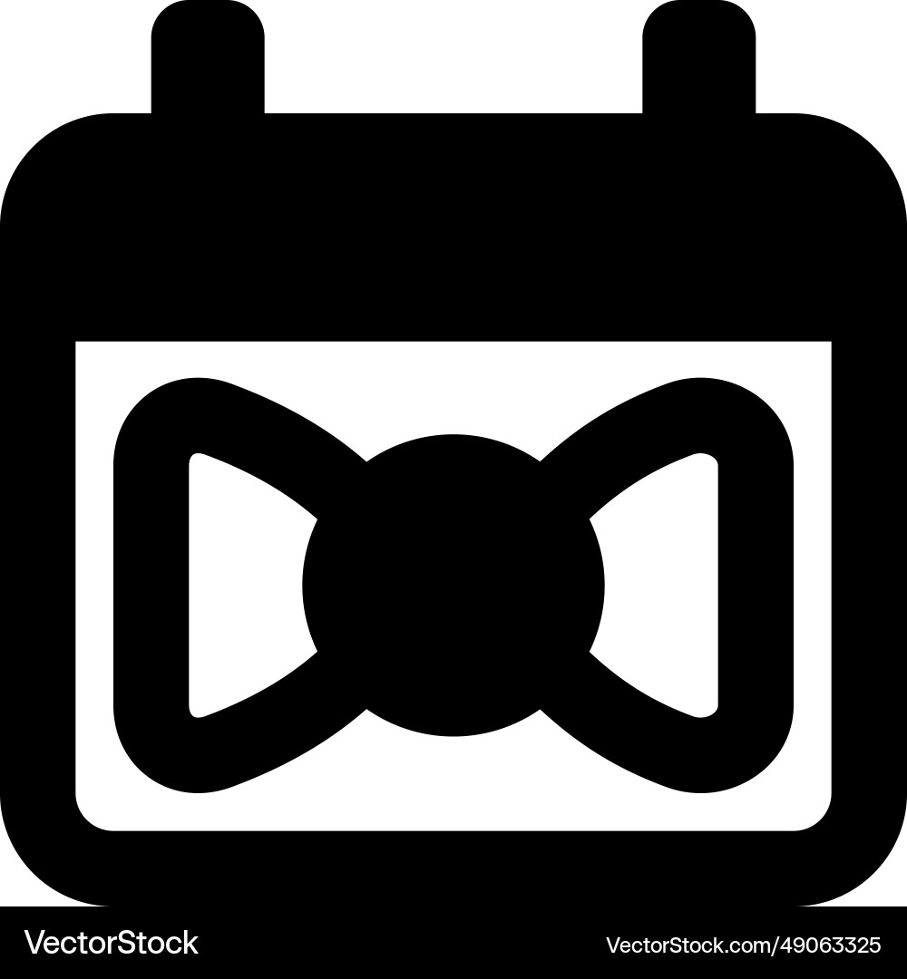 Handmade customized calendar for remembering Vector Image