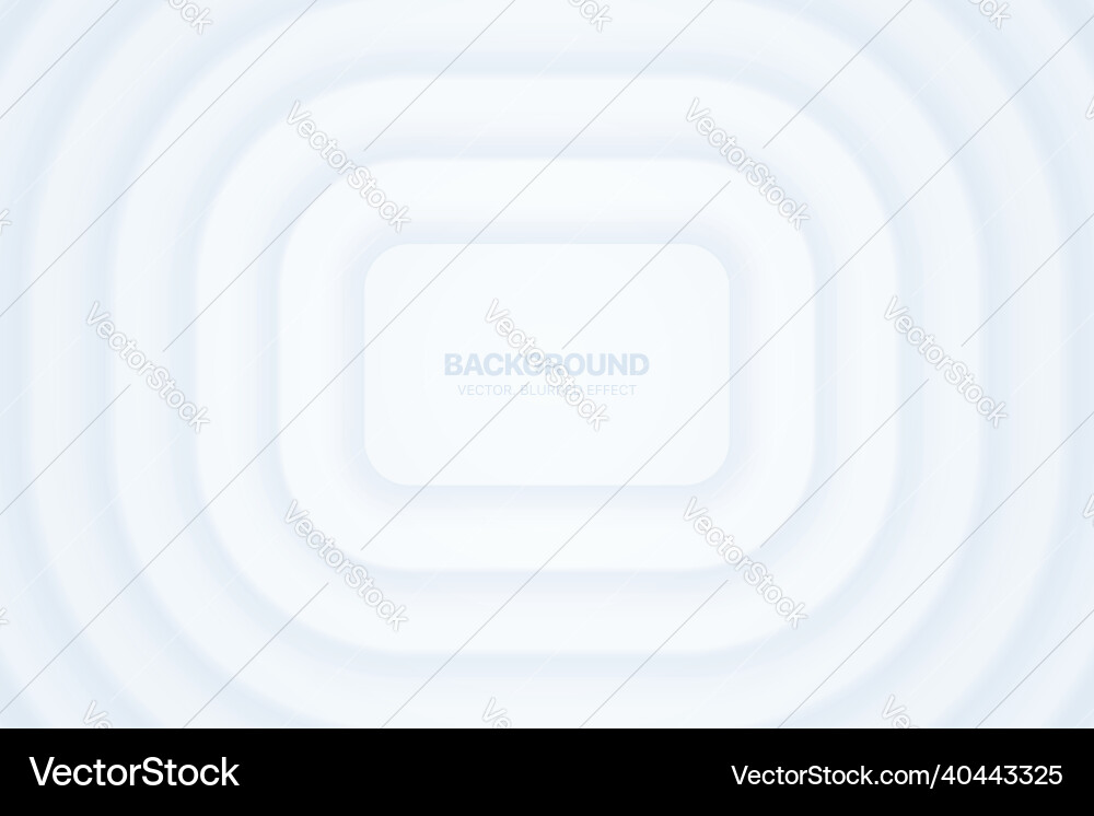 Light morphism rounded rectangle shape 3d vector image