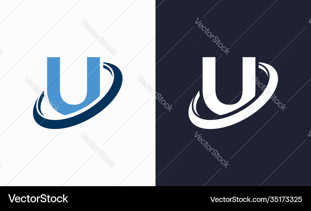Simple shield letter u logo designs initial – Royalty-Free Vector ...