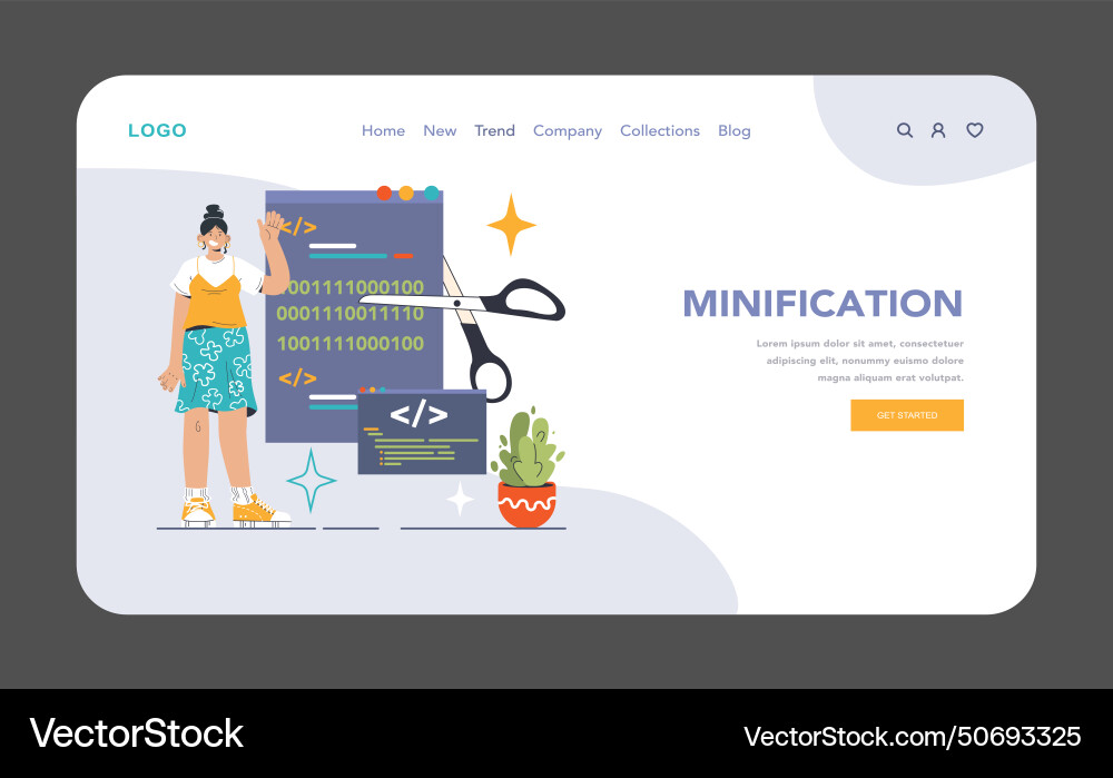 Website optimization set flat Website optimization set flat vector image