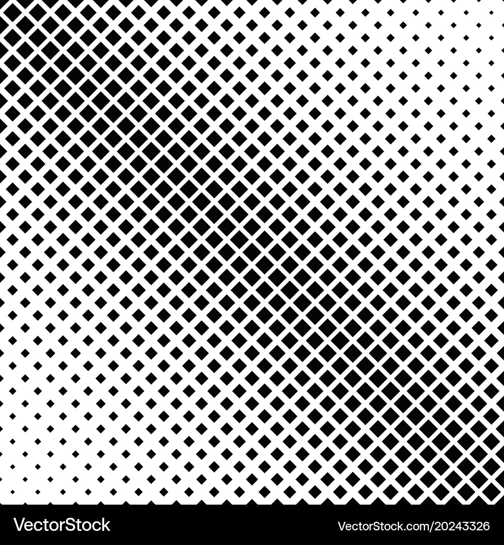Geometric abstract halftone square pattern vector image
