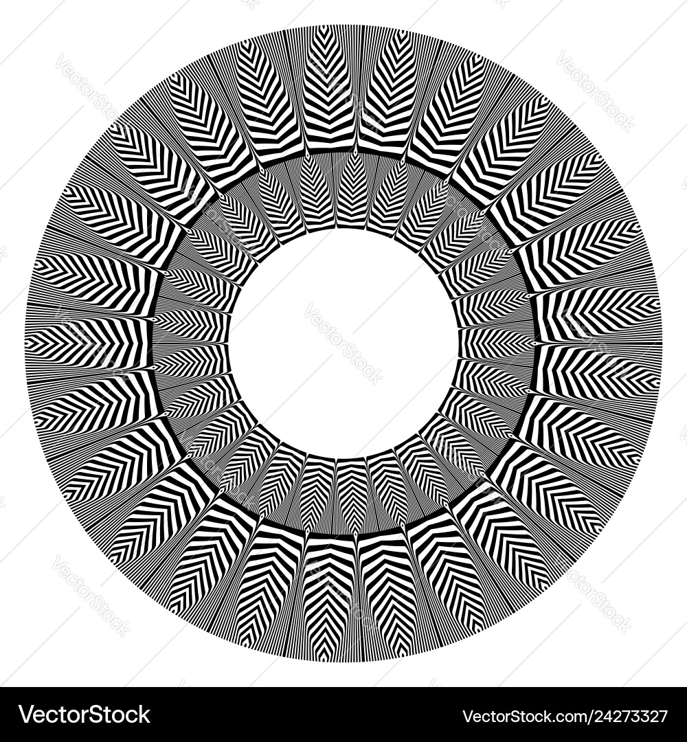 Abstract Circular Pattern vector image