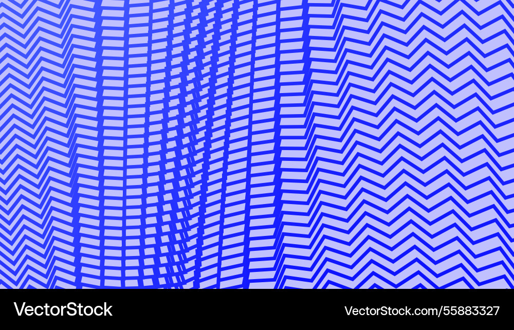Blue zig zag pattern abstract background Vector Image