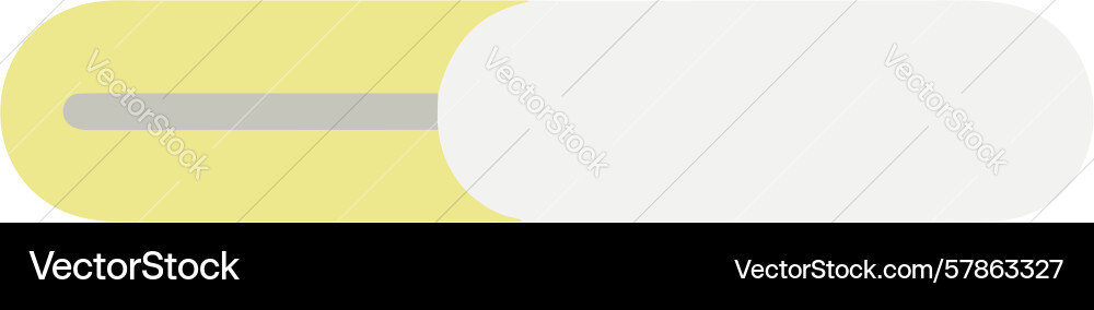 Clean progress bar icon loading and completion vector image