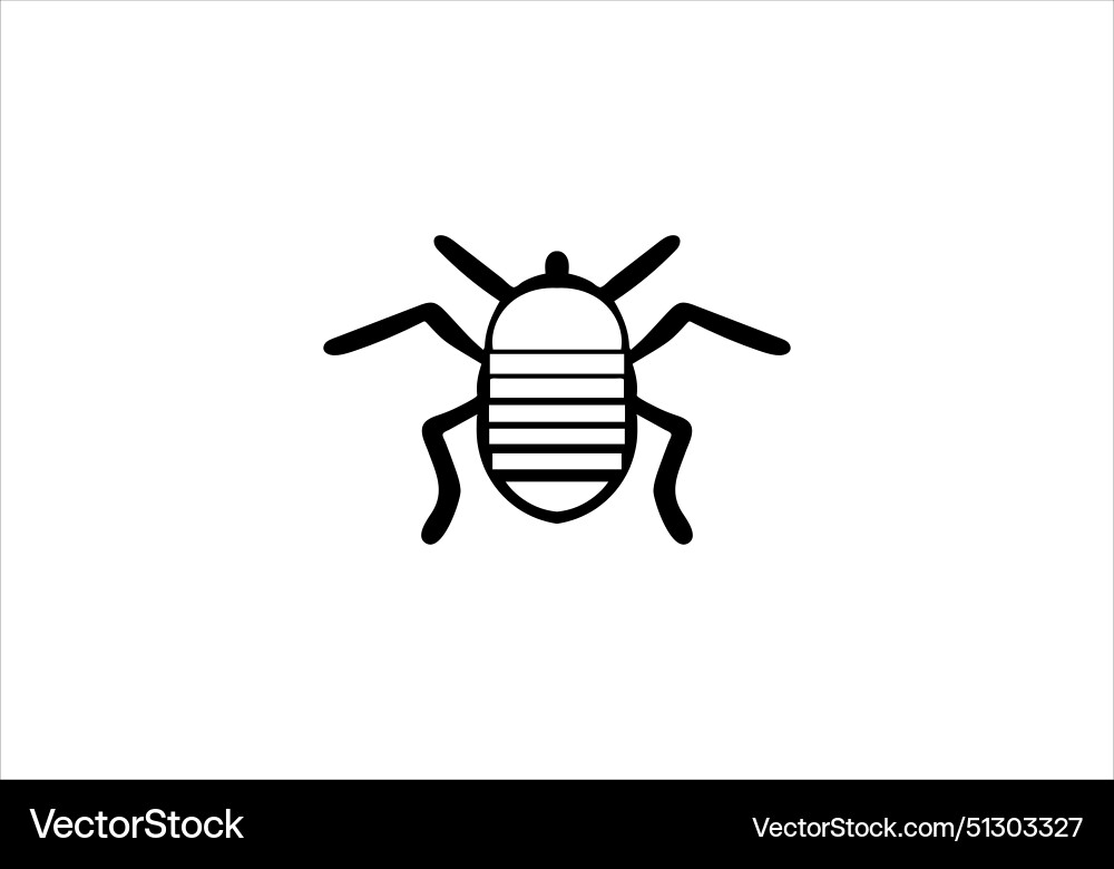 Create minimal style biscuit beetle icon design Create minimal style biscuit beetle icon design vector image