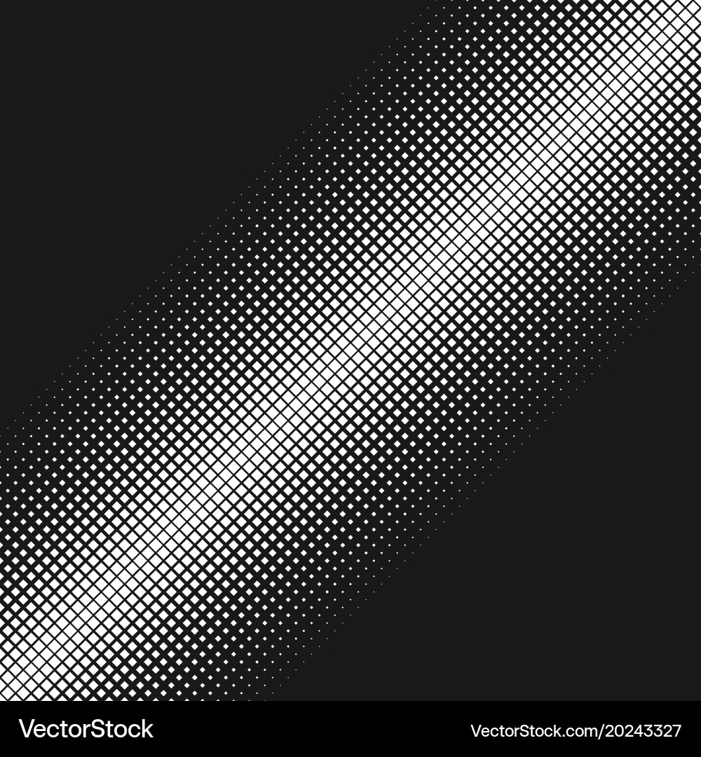Geometrical abstract halftone diagonal square Vector Image