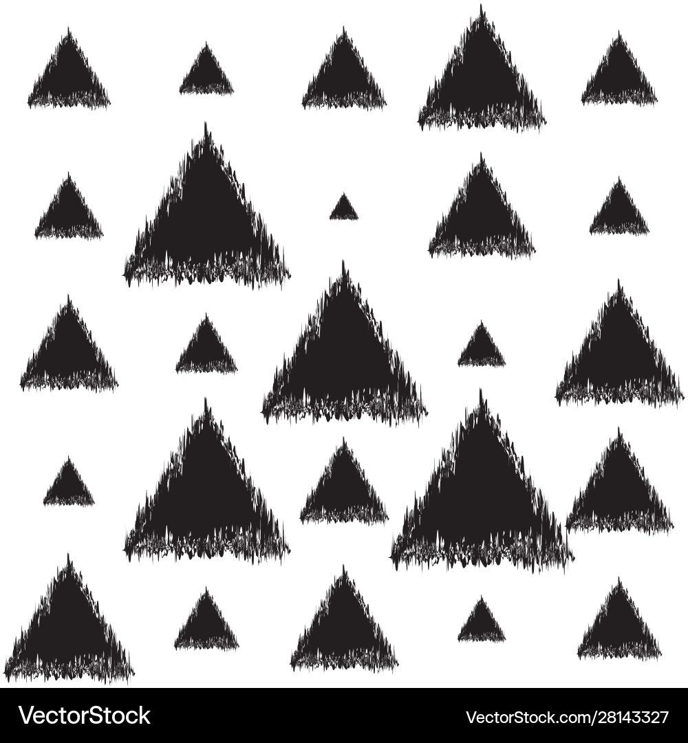 Infinite with triangles Infinite with triangles vector image