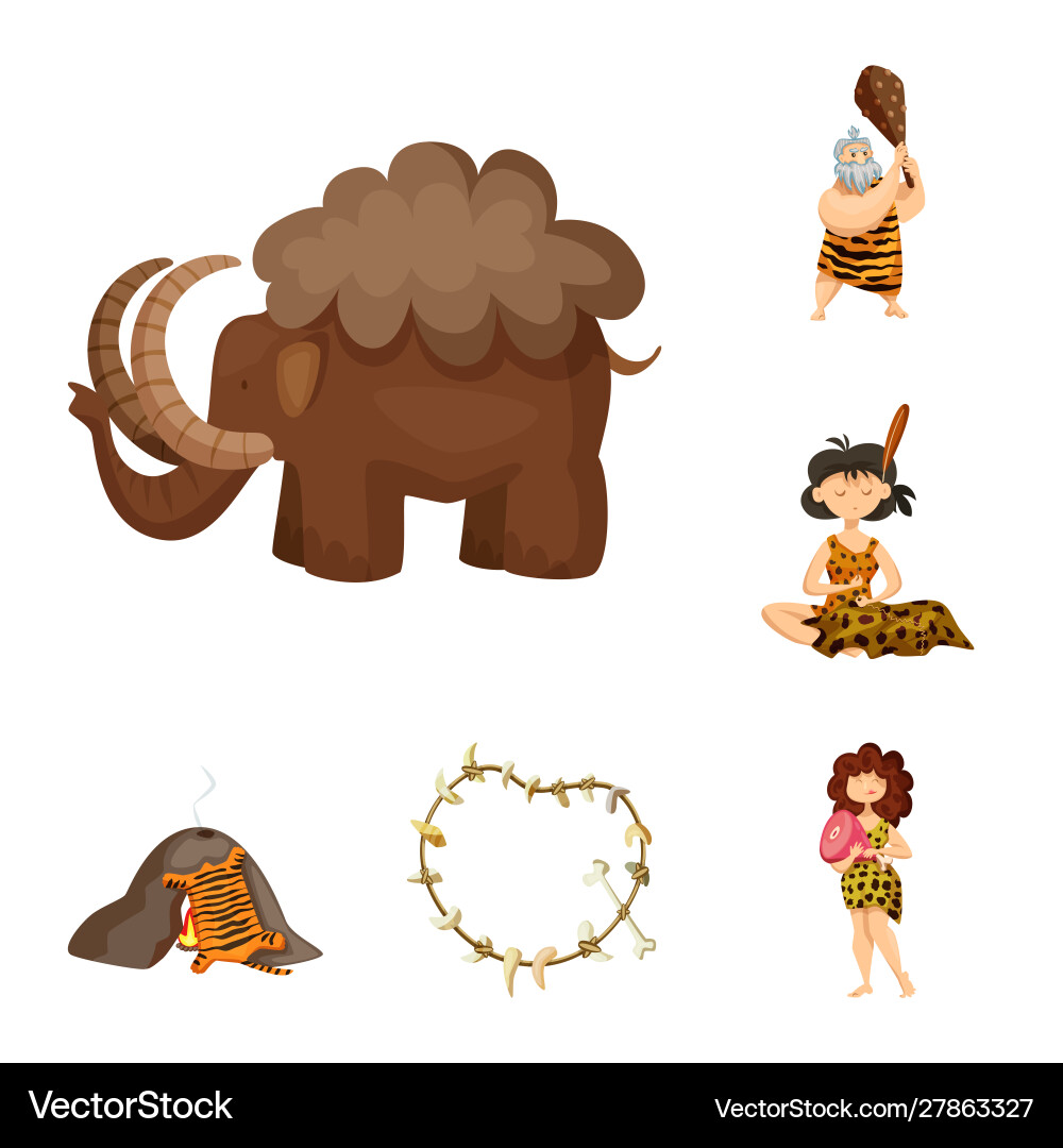 Isolated object ancient and age icon Isolated object ancient and age icon Vector Image