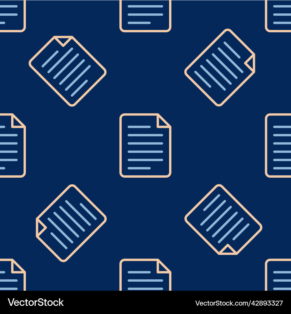 Line file document icon isolated seamless pattern Line file document icon isolated seamless pattern vector image