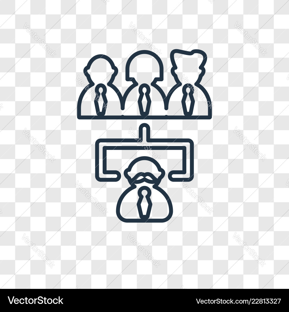 Networking concept linear icon isolated Networking concept linear icon isolated vector image