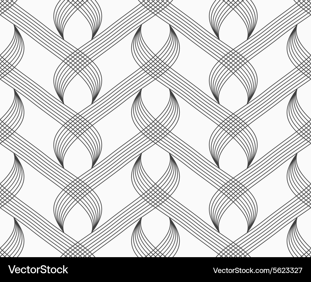 Overlapping Gray Hatch Pattern vector image