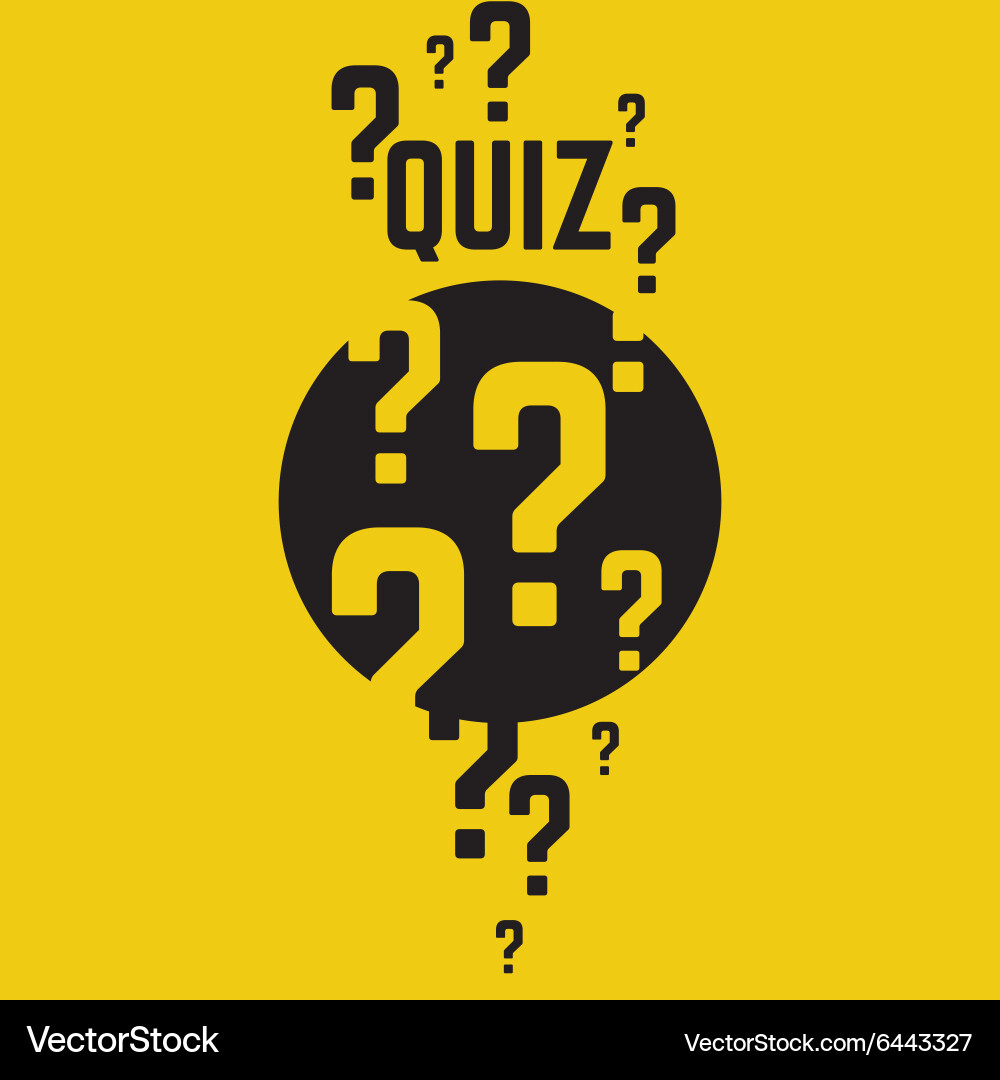 Quiz and Question Marks vector image