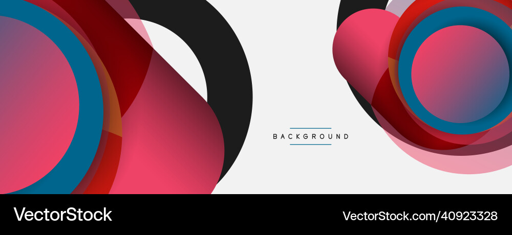Circle and round shapes abstract background Circle and round shapes abstract background Vector Image