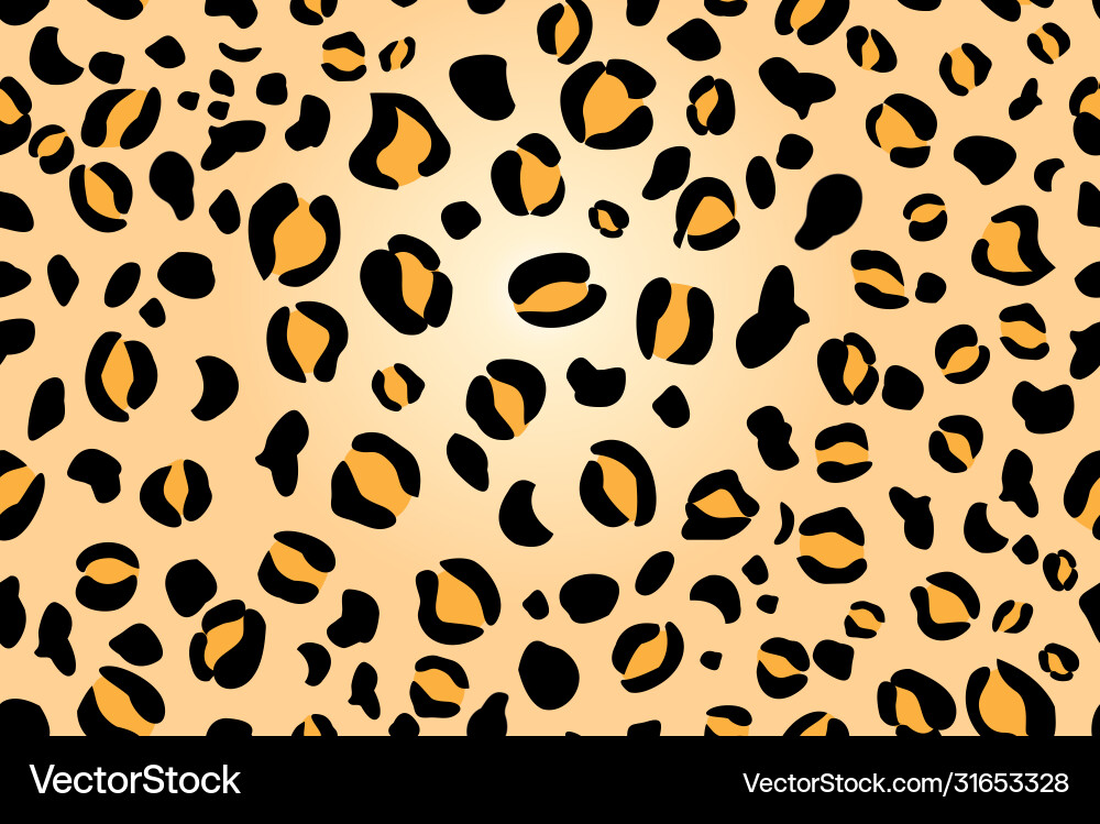 Leopard Print Seamless Pattern Vector Image