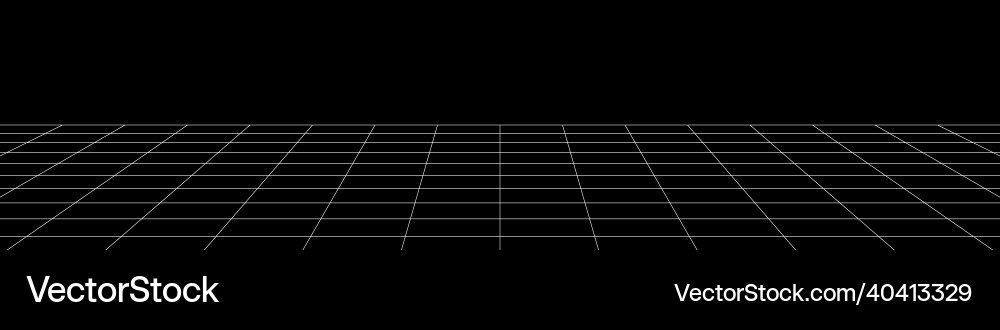 Abstract grid with a perspective view Abstract grid with a perspective view vector image