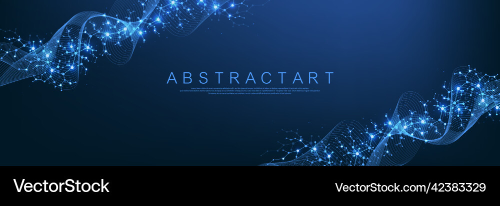 Abstract molecules structure background Abstract molecules structure background vector image