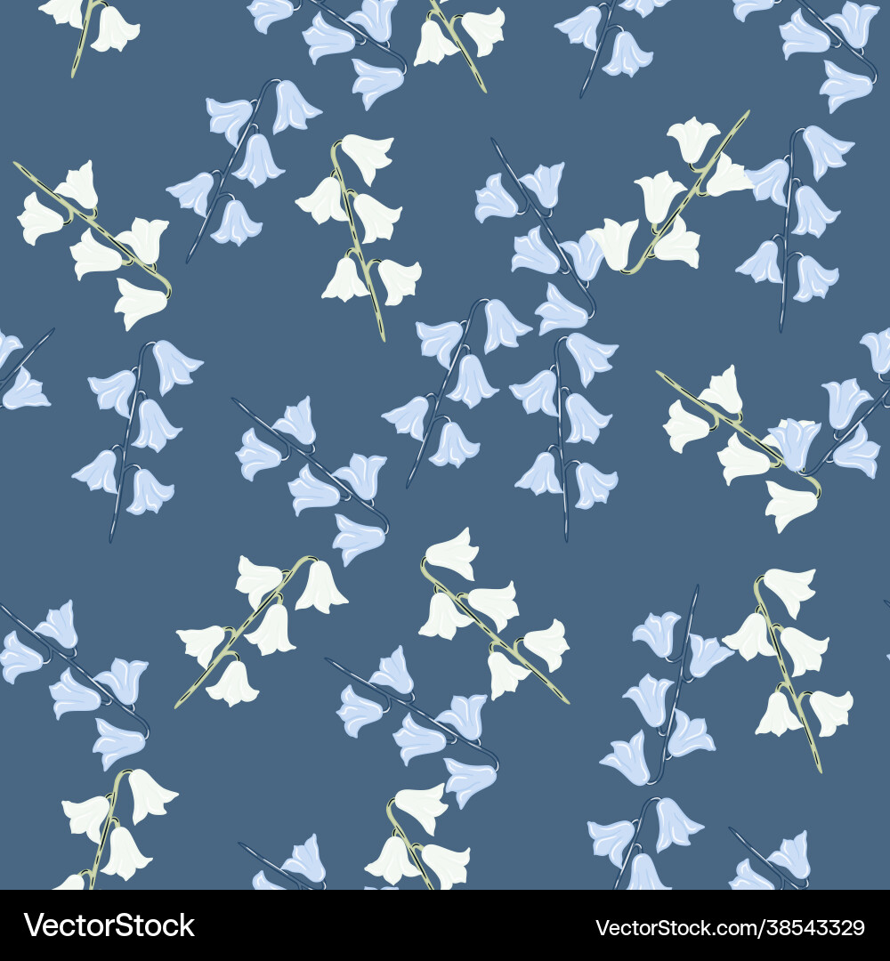 Abstract random seamless pattern with cute style vector image