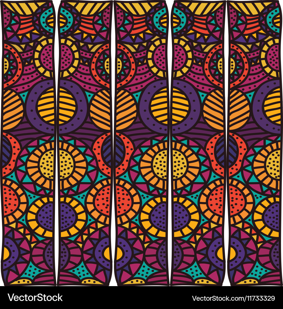 Bohemian or boho pattern icon image vector image