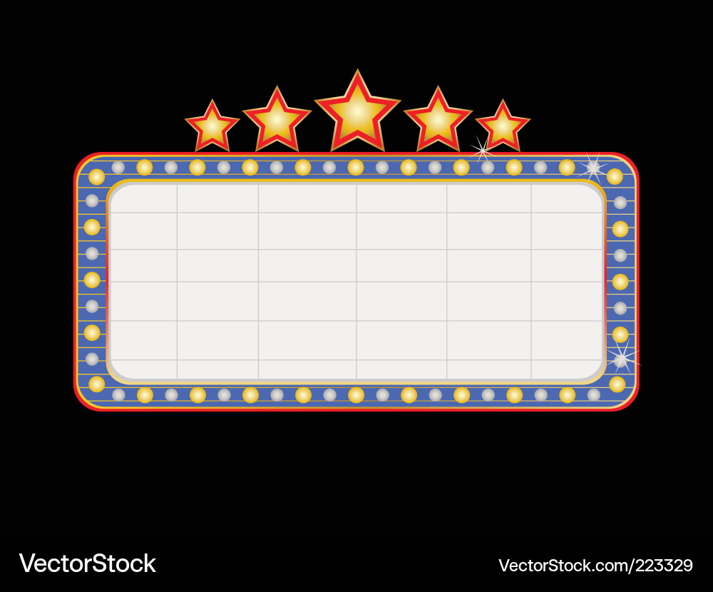Neon Sign - Vegas Style vector image