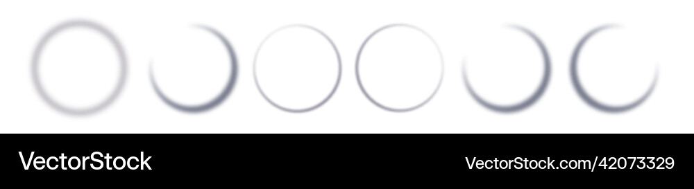 Realistic round shadow with soft edges gray Realistic round shadow with soft edges gray vector image