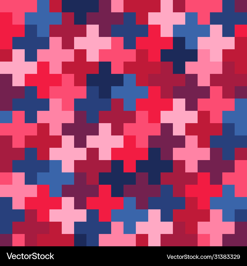 Seamless noise pattern multicolored pixel Seamless noise pattern multicolored pixel vector image