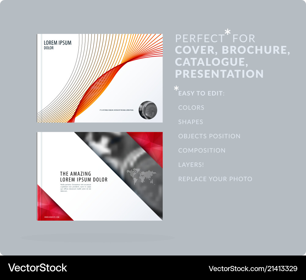 Soft design presentation template with colourful Soft design presentation template with colourful vector image