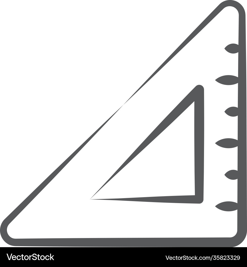 Triangular scale Vector Image