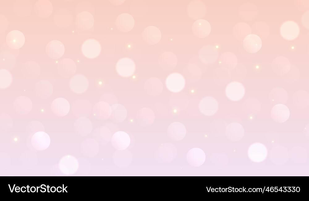 Beautiful and soft touch bokeh pattern blurry Vector Image