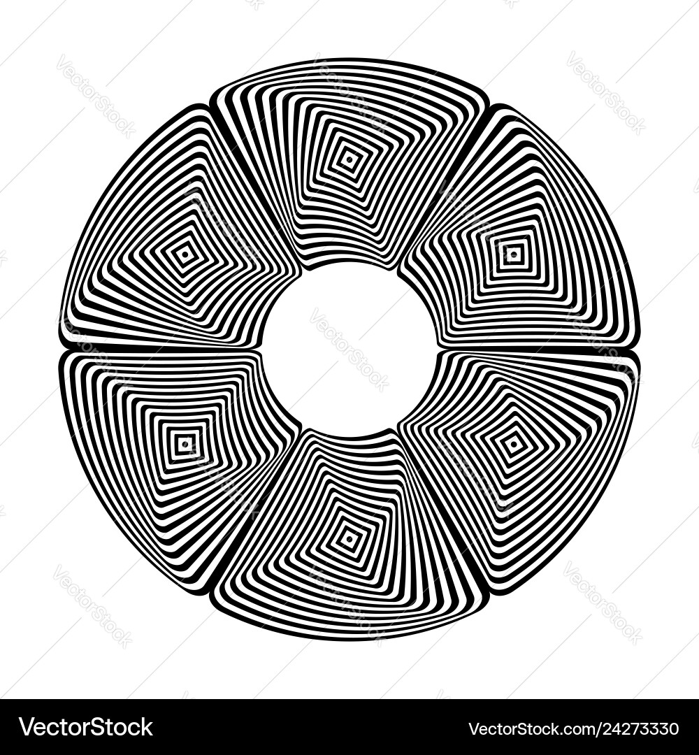 Circle design element vector image