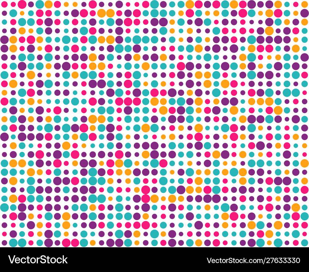 Circles seamless Royalty Free Vector Image - VectorStock