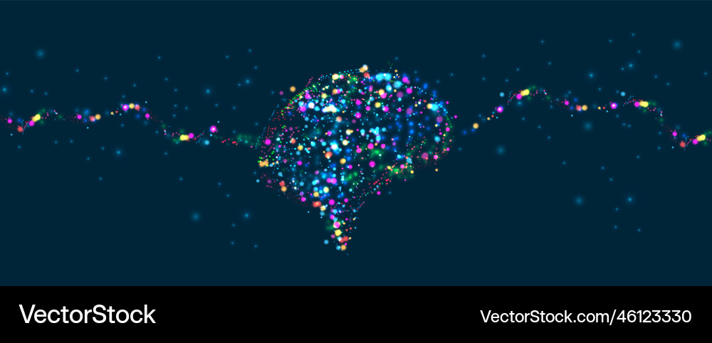 Conceptual technology of artificial intelligence Conceptual technology of artificial intelligence vector image