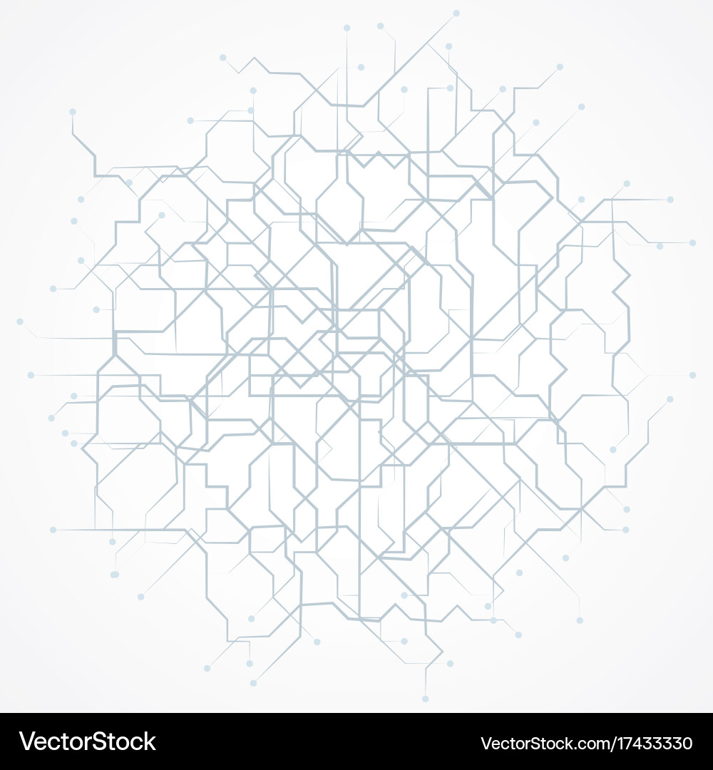 Electronic Circuit Board Pattern vector image