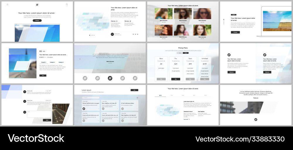 Presentation design templates multipurpose Presentation design templates multipurpose vector image