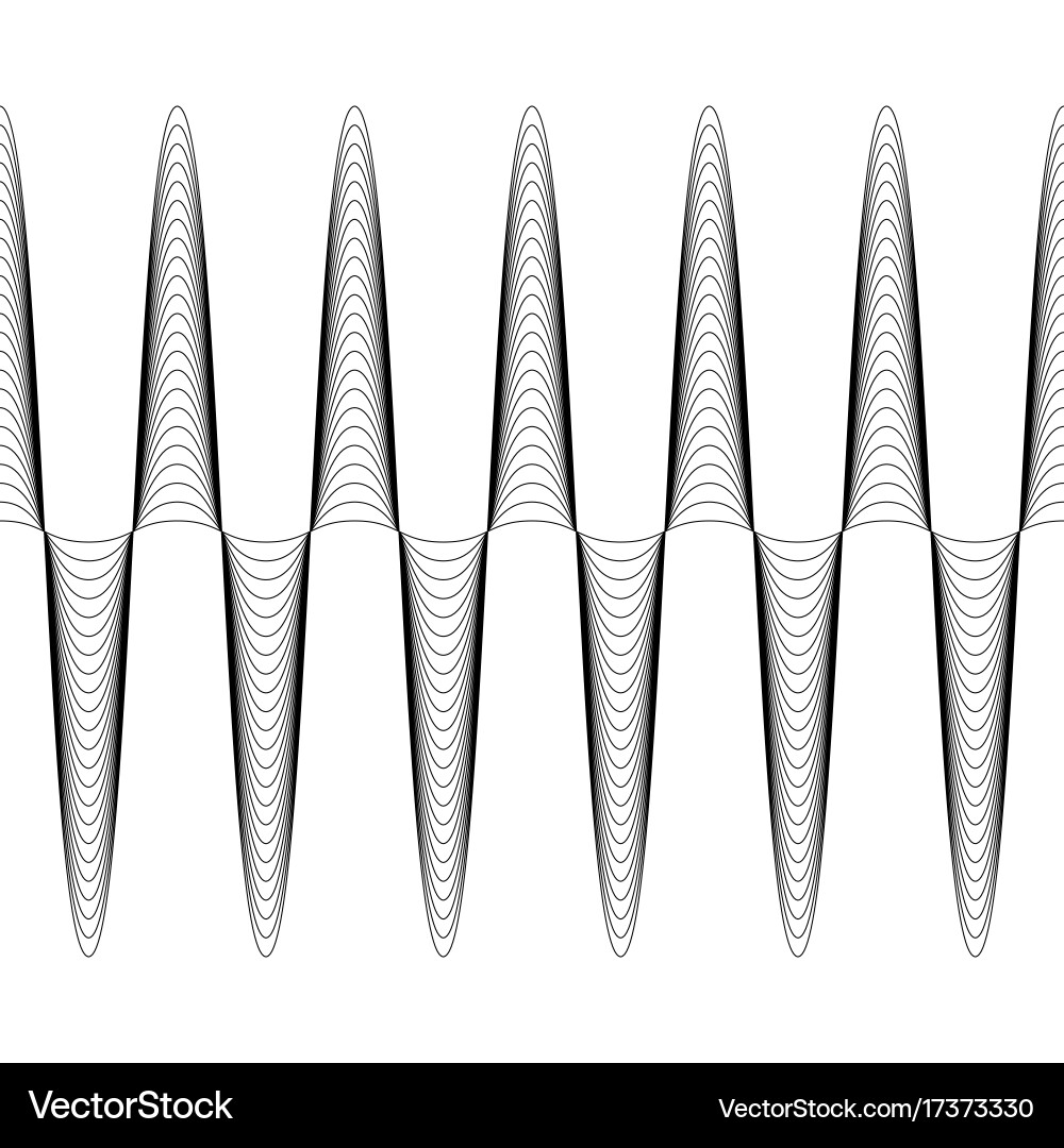 Set of waves with augmented amplitude vector image