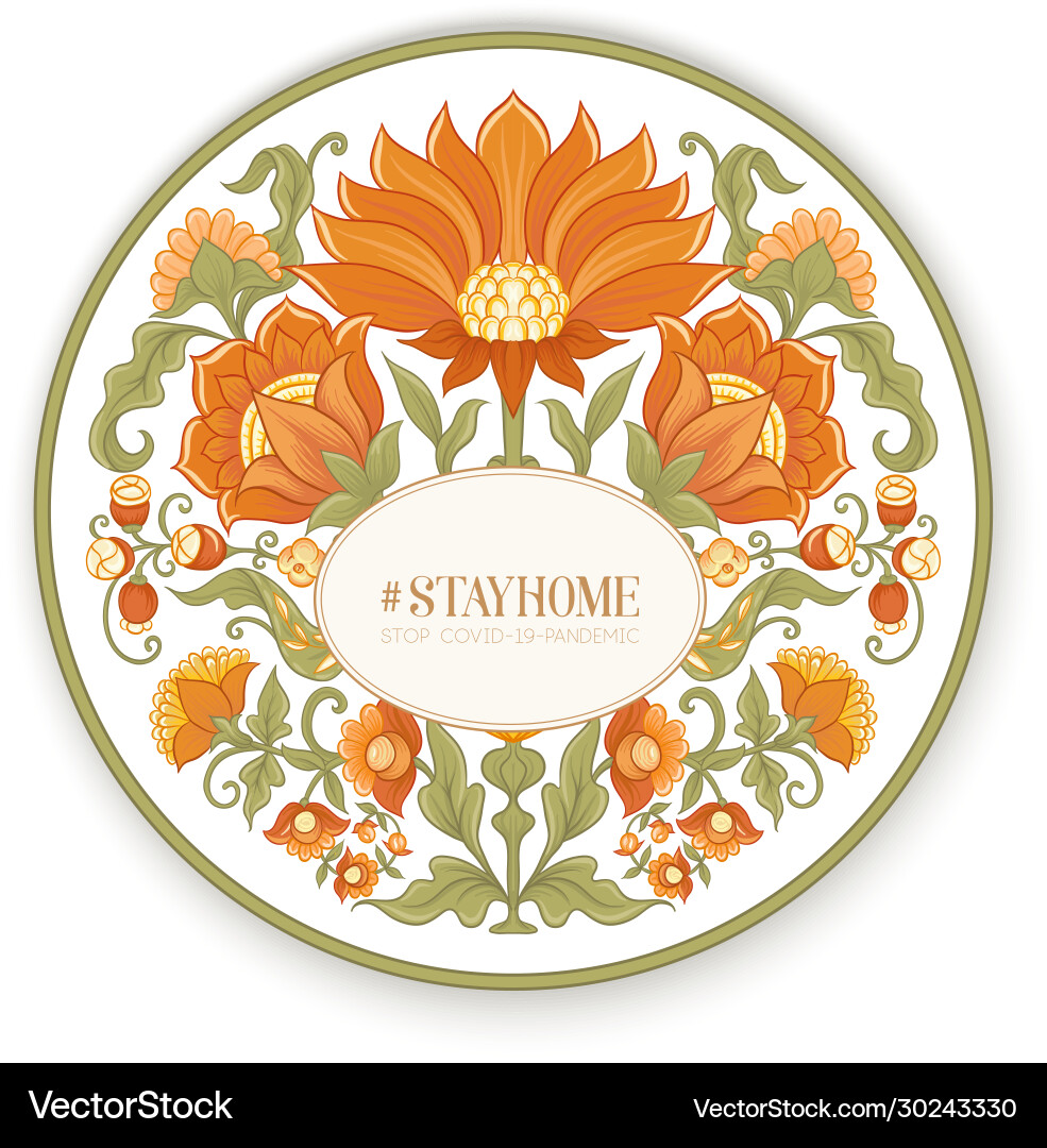 Slogan hashtag aufenthalt zuhause stop covid-19-pandemic Slogan hashtag aufenthalt zuhause stop covid-19-pandemic vektorbild