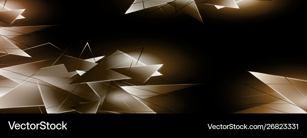 Abstract background with glowing triangles Abstract background with glowing triangles vector image